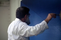 The painter's brush