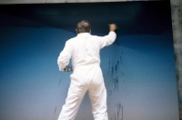 Jef painting Venus Saphira