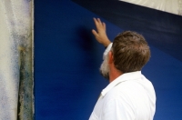 Jef painting Venus Saphira