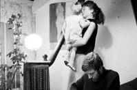 Jef, Dani & child in Atelier 14