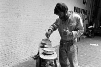 Jef in studio Antwerp